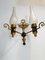 Neoclassical Gilt Bronze and Black Sconces, 1940s, Set of 2, Image 11