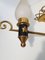 Neoclassical Gilt Bronze and Black Sconces, 1940s, Set of 2 8