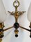Neoclassical Gilt Bronze and Black Sconces, 1940s, Set of 2, Image 3