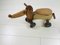 Vintage Scandinavian Wooden Bike Dog Toy, 1980s 5