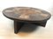 Brutalist Round Rosewood and Tiled Coffee Table by Tue Poulsen for Haslev Møbelsnedkeri, 1960s 2