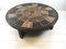 Brutalist Round Rosewood and Tiled Coffee Table by Tue Poulsen for Haslev Møbelsnedkeri, 1960s 1