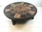 Brutalist Round Rosewood and Tiled Coffee Table by Tue Poulsen for Haslev Møbelsnedkeri, 1960s, Image 1