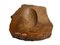 Spanischer Aschenbecher aus Fossilem Holz, 1970er 1