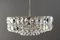 Nickel Crystal Chandelier from Bakalowits & Söhne, 1950s 27