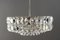 Nickel Crystal Chandelier from Bakalowits & Söhne, 1950s, Image 27