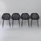 Deauville Chairs F320 by Pierre Guariche for Meurop, 1960s, Set of 4 2