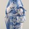 Statuetta Autumn in Blue Seasons in ceramica di Bjørn Wiinblad, 1989, Immagine 3