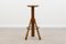 Brutalist Oak Stools, 1980s, Set of 2, Image 4