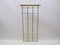 Brass and Aluminium Wall Coat Rack, 1950s 1