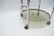 Nickel Plated and Smoked Glass Serving Trolley, 1970s, Image 10