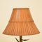 Mid-Century Italian Faux Bamboo Table Lamp with Parrots and Bamboo Lamp Shade, 1970s 4