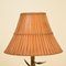 Mid-Century Italienische Faux Bamboo Tischlampe mit Papageien und Bambus Lampenschirm, 1970er 4