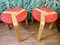 Birch Jocker Stools by A.Simonit & G. Del Piero for Olivo Srl., 1970s, Set of 2 17