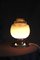 Lámpara de mesa italiana era espacial de cristal de Murano, años 60, Imagen 4