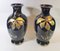 Blue Glazed Earthenware Vases by Gustave Asch for Sainte-Radegonde, Set of 2 4