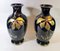 Blue Glazed Earthenware Vases by Gustave Asch for Sainte-Radegonde, Set of 2 2