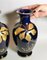 Blue Glazed Earthenware Vases by Gustave Asch for Sainte-Radegonde, Set of 2 20