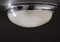 Lampada da soffitto vintage in metallo cromato di Holophane, anni '40, Immagine 2