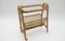 Italian Bamboo and Rattan Bar Cart Serving Trolley, 1950s 2