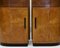 Art Deco Birdseye Maple Bedside Cabinets, 1930s, Set of 2 9