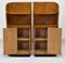 Art Deco Birdseye Maple Bedside Cabinets, 1930s, Set of 2, Image 4