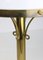 Mid-Century Art Deco Brass Opaline Mushroom Table Lamp 12