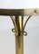 Mid-Century Art Deco Brass Opaline Mushroom Table Lamp, Image 12