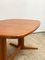 Mid-Century Danish Teak Oval Dining Table from Rasmus Solberg, 1960s 15