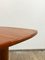 Mid-Century Danish Teak Oval Dining Table from Rasmus Solberg, 1960s 12