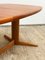 Mid-Century Danish Teak Oval Dining Table from Rasmus Solberg, 1960s, Image 6