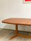 Mid-Century Danish Teak Oval Dining Table from Rasmus Solberg, 1960s 8