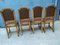 Chaises de Salon Style Louis XVI Antique, Set de 4 5