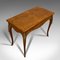Antique French Burr Walnut Fold Over Card Table, 1870s 8