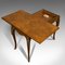 Antique French Burr Walnut Fold Over Card Table, 1870s 9