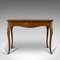 Antique French Burr Walnut Fold Over Card Table, 1870s 7