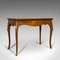 Antique French Burr Walnut Fold Over Card Table, 1870s 3