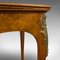 Antique French Burr Walnut Fold Over Card Table, 1870s 11