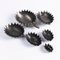 Mid-Century Metal Hedgehog Ashtray Bowls, Set of 6 3