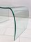 Italian Transparent Glass Ghost Chair or Ottoman by Cini Boeri for Fiam, 1987 4