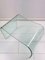 Italian Transparent Glass Ghost Chair or Ottoman by Cini Boeri for Fiam, 1987 2