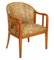 Art Deco French Walnut Lounge Chair Attributed to Jules Leleu, 1930s, Image 1