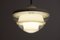 Bauhaus Opaline Glass Pendant Lamp in the Style of Poul Henningsen, 1930s 9