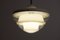 Bauhaus Opaline Glass Pendant Lamp in the Style of Poul Henningsen, 1930s, Image 9