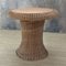 Vintage Rattan Table with Built-in Wooden Board, 1970s 2