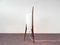 Lámpara de pie trípode sueca de roble y vidrio acrílico de Uno & Östen Kristiansson para Luxus, años 50, Imagen 7