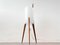 Swedish Oak and Acrylic Glass Tripod Floor Lamp by Uno & Östen Kristiansson for Luxus, 1950s, Image 3