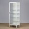 Vintage Steel And Glass Medical Display Cabinet, 1940s 1