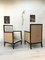 Mid-Century Ebonized Wooden Lounge Chairs, Set of 2 8