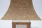 German Ceramic Table Lamp with Cork Shade from Leola, 1970s, Image 7